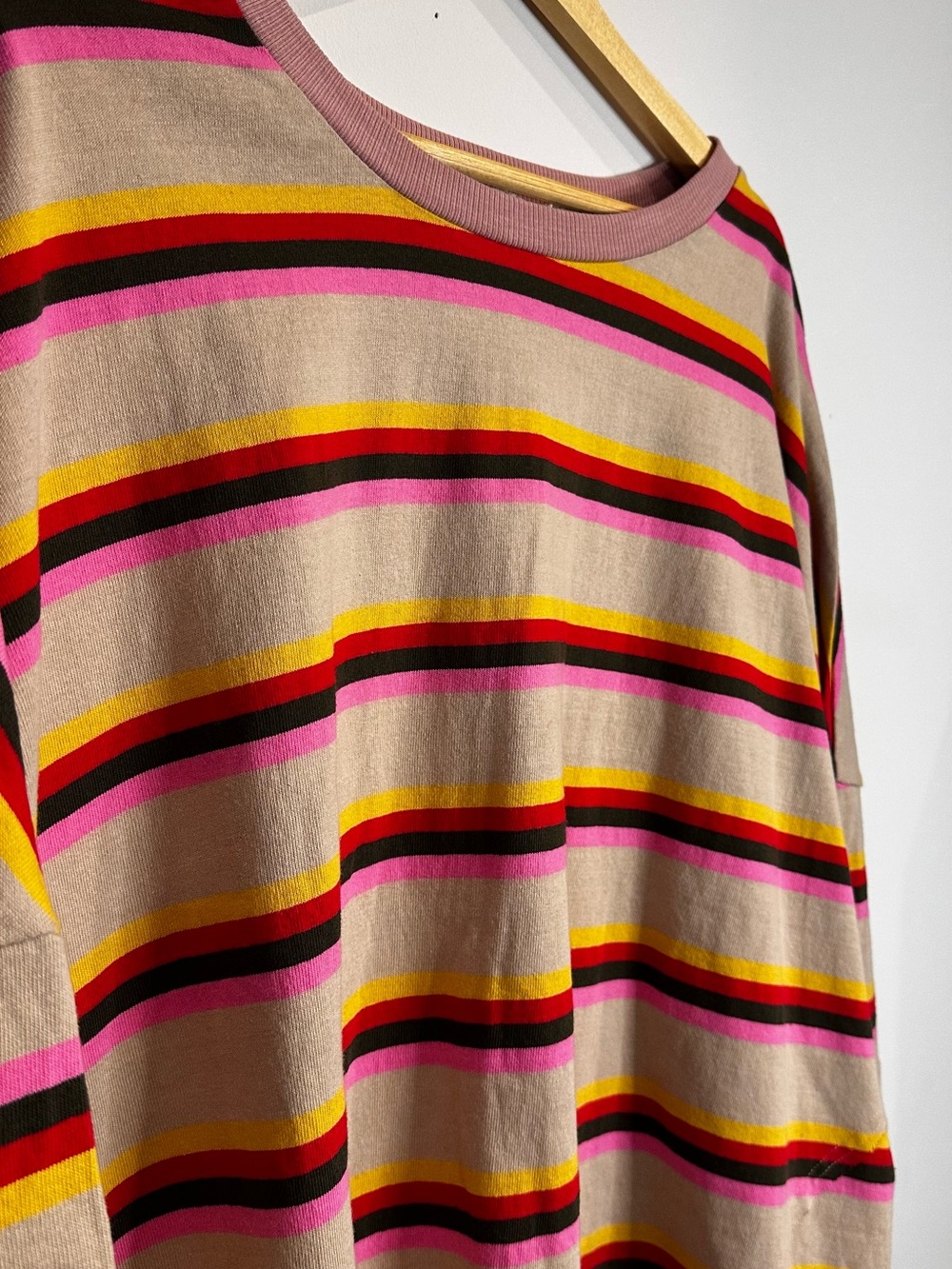 easel | oversized striped top - Picture 3 of 3